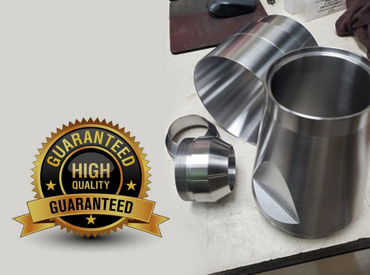 CNC-machined metal parts
